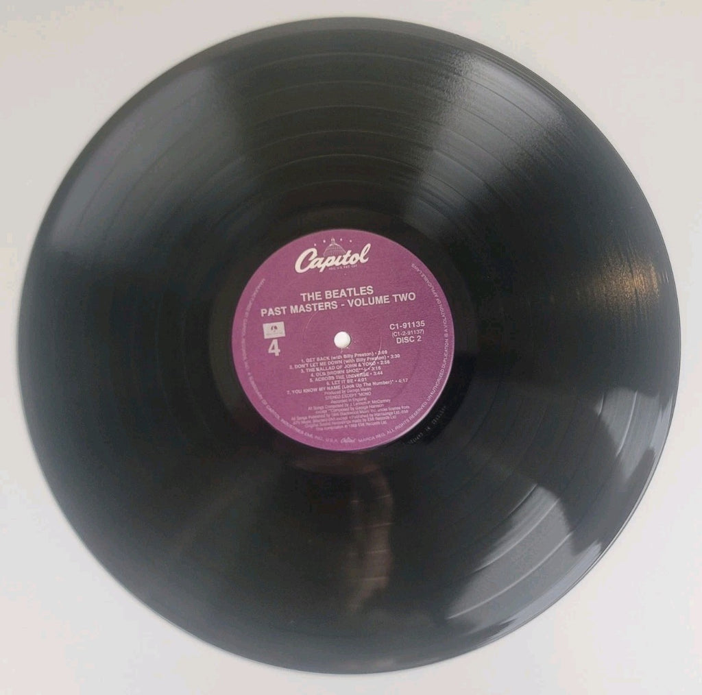 Beatles Past Masters Vol 1 & 2 2LP 1988 US Capitol Wally Traugott Specialty NM/NM