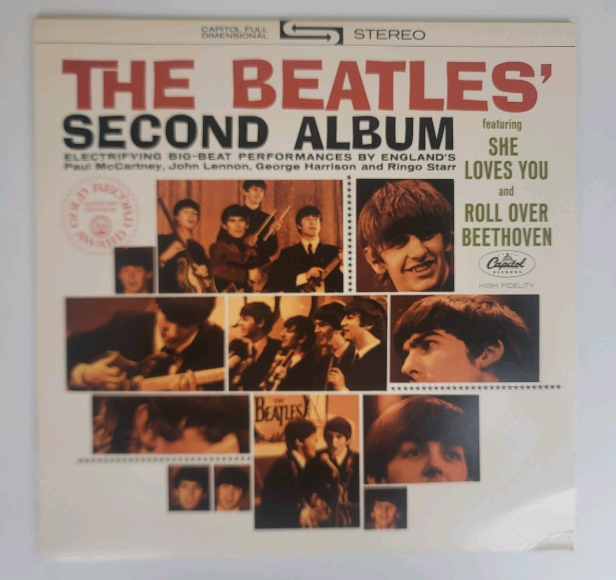 Beatles The Beatles' Second Album LP 80s Capitol Rainbow Specialty SRC NM/VG+