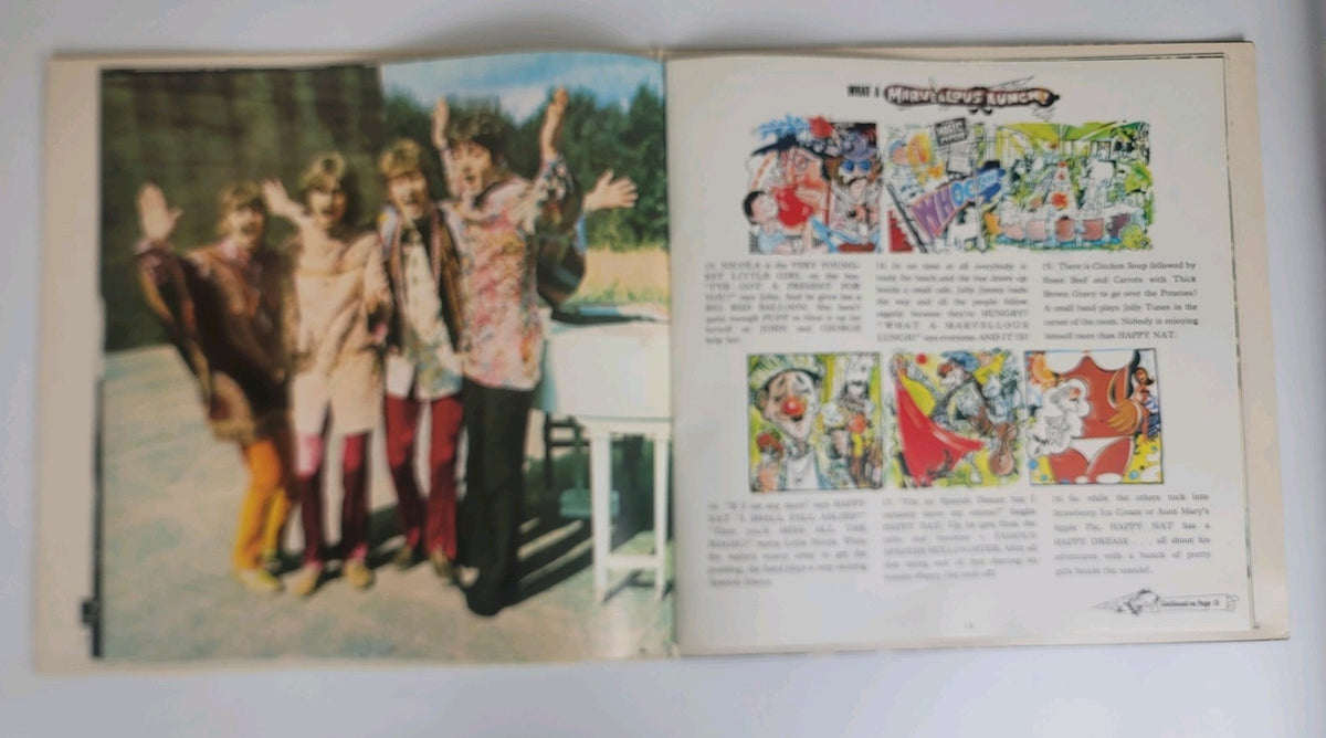 Beatles Magical Mystery Tour LP 1976 UK 1st Parlophone Harry Moss HTM NM/VG+