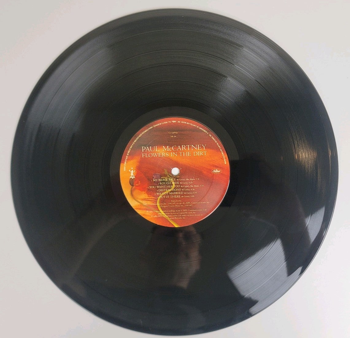 Paul McCartney – Flowers In The Dirt LP 1989 US 1st Press Masterdisk DMM NM/NM
