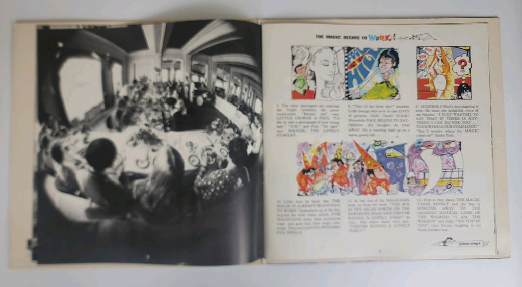 Beatles Magical Mystery Tour LP 1976 UK 1st Parlophone Harry Moss HTM NM/VG+