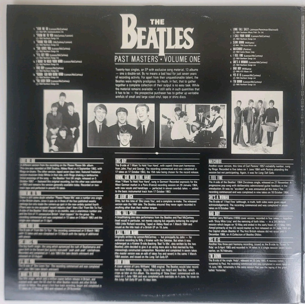 Beatles Past Masters Vol 1 & 2 2LP 1988 US Capitol Wally Traugott Specialty NM/NM