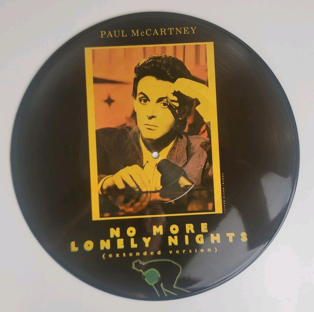 Paul McCartney – No More Lonely Nights 12" Picture Disc 1984 Columbia Pitman NM