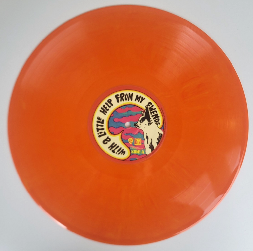 Flaming Lips With A Little Help From My Fwends LP Orange Vinyl United NM/NM
