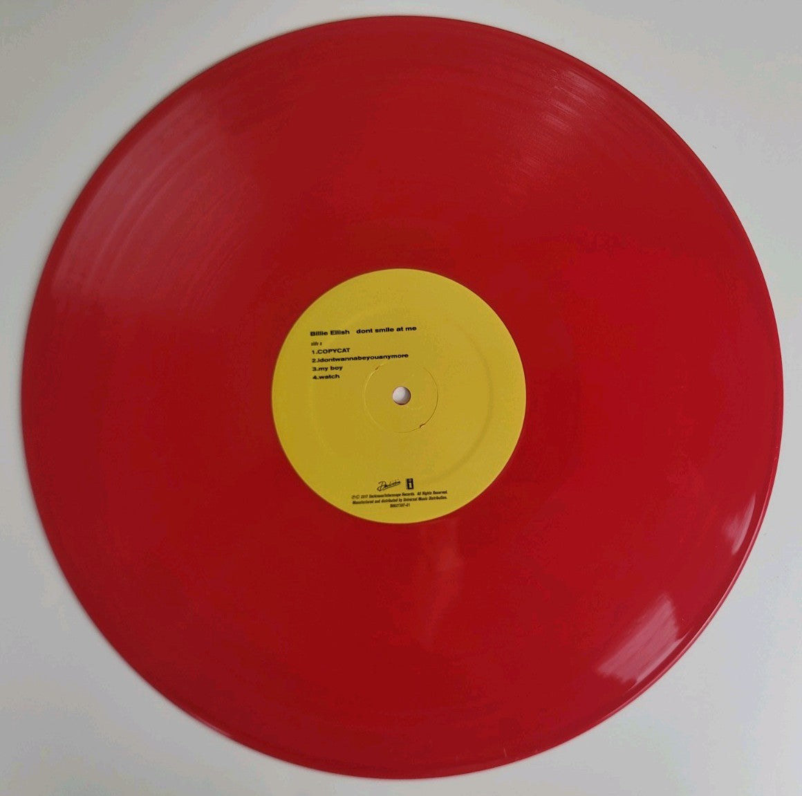 Billie Eilish – Dont Smile At Me 12" Vinyl EP Reissue Interscope Darkroom NM/NM