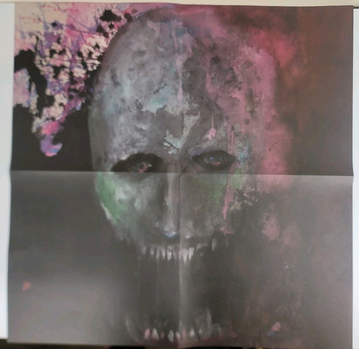 Marilyn Manson We Are Chaos LP Cobalt Blue Vinyl Best Buy Poster Pete Lyman NM/NM