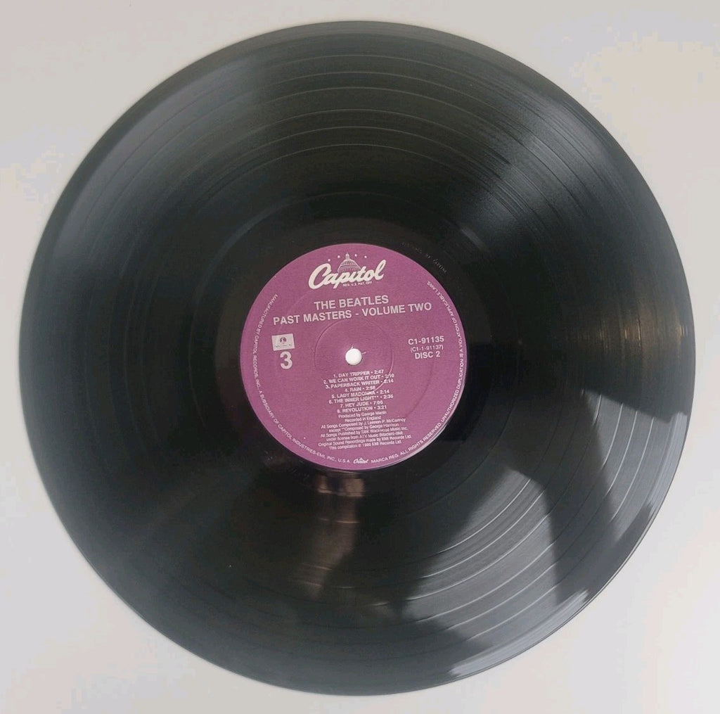 Beatles Past Masters Vol 1 & 2 2LP 1988 US Capitol Wally Traugott Specialty NM/NM