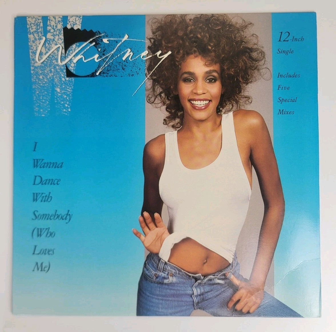 Whitney Houston – I Wanna Dance With Somebody 12" Vinyl Single (1987 Arista DMM Sterling NM/VG+)