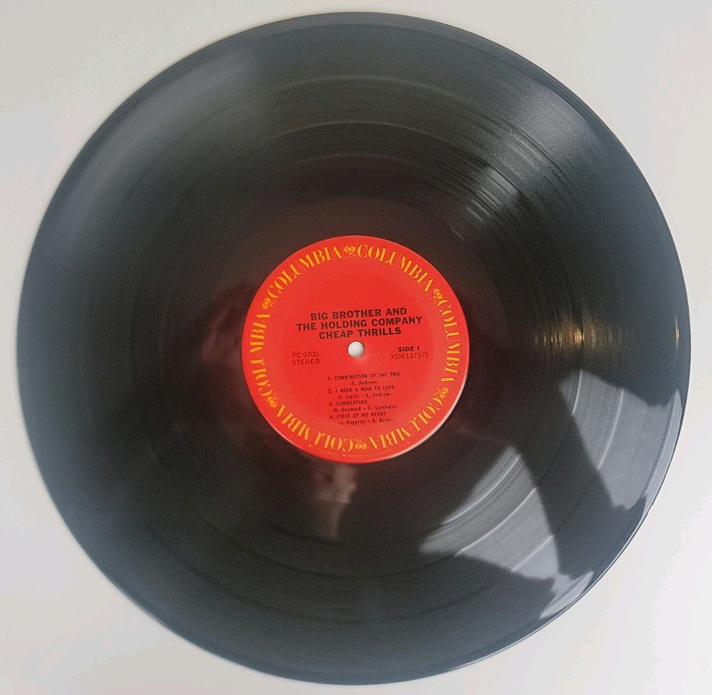 Big Brother Holding Co Cheap Thrills LP Janis Joplin Columbia Carrollton NM/VG+