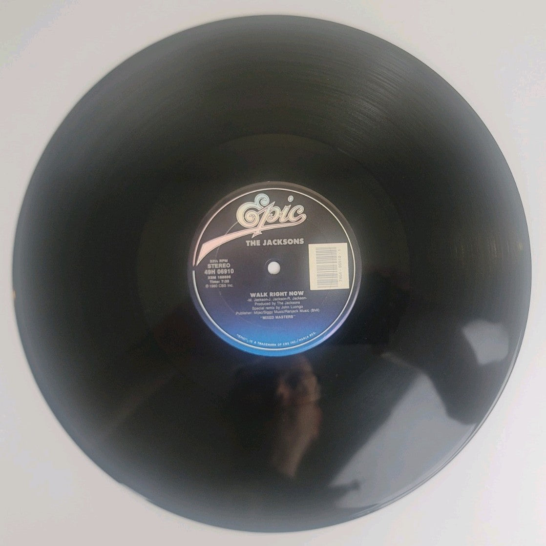 Jacksons Shake Your Body / Walk Right Now 12" 1987 Epic Mixed Masters Wally VG+/VG+
