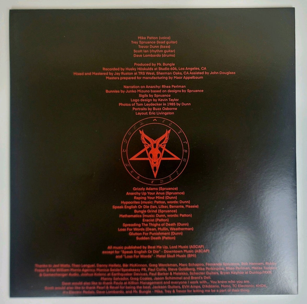 Mr. Bungle – Raging Wrath Easter Bunny Demo 2LP Ruby Red Vinyl IPC226LP NM/NM