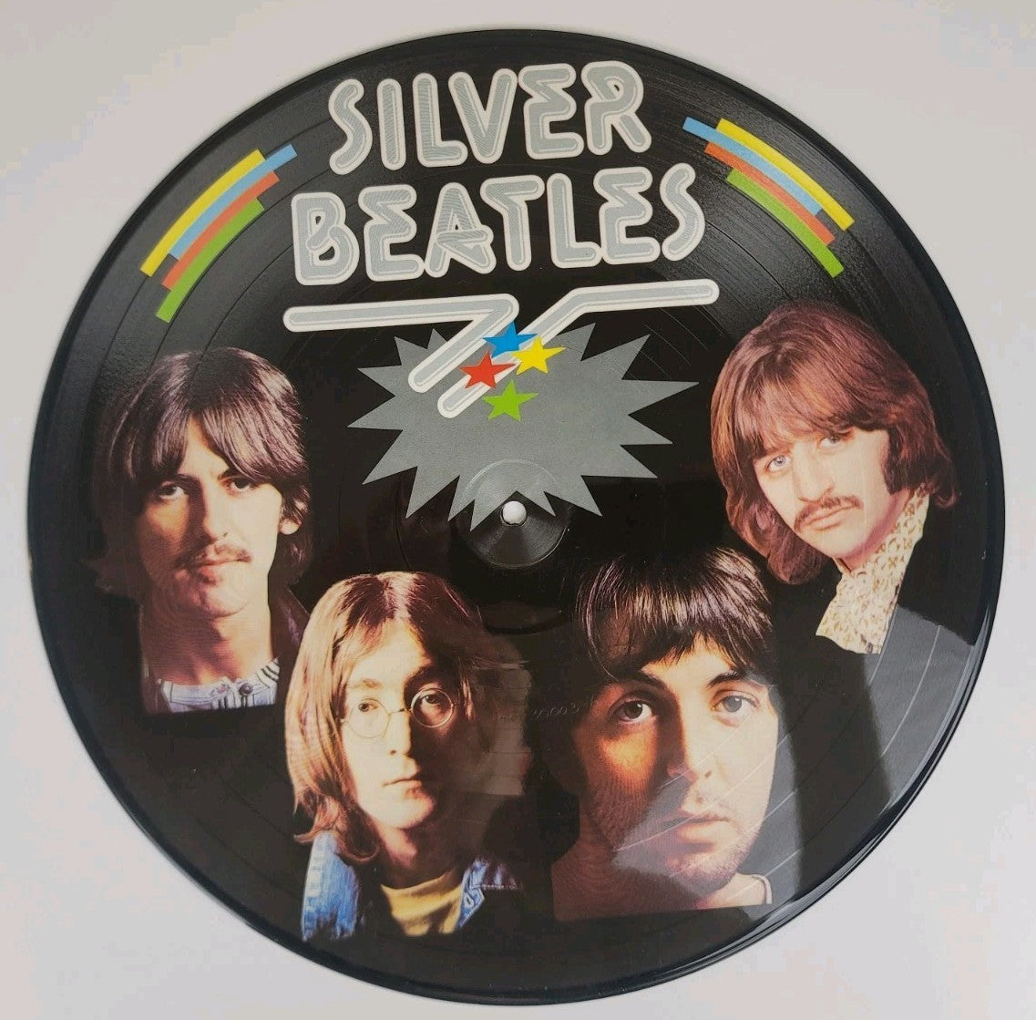 Silver Beatles LP Denmark 1982 All Round Trading Decca Tapes Mono Import NM/NM