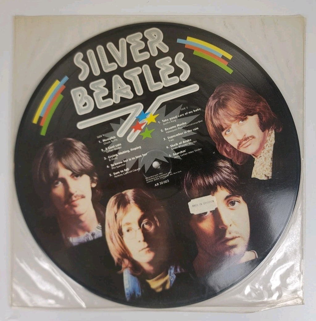 Silver Beatles LP Denmark 1982 All Round Trading Decca Tapes Mono Import NM/NM