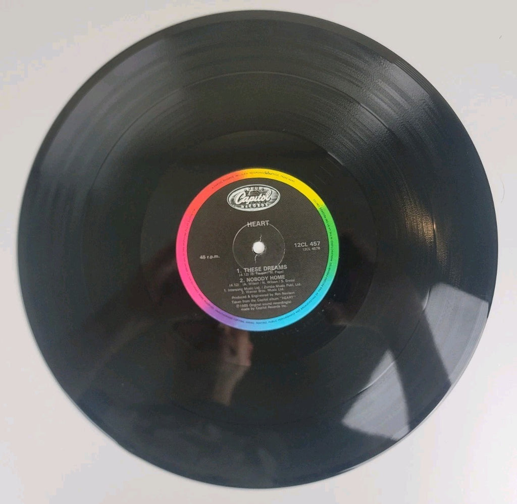 Heart – Who Will You Run To Rock Mix 12" Vinyl Single UK 1987 Capitol NM/VG+