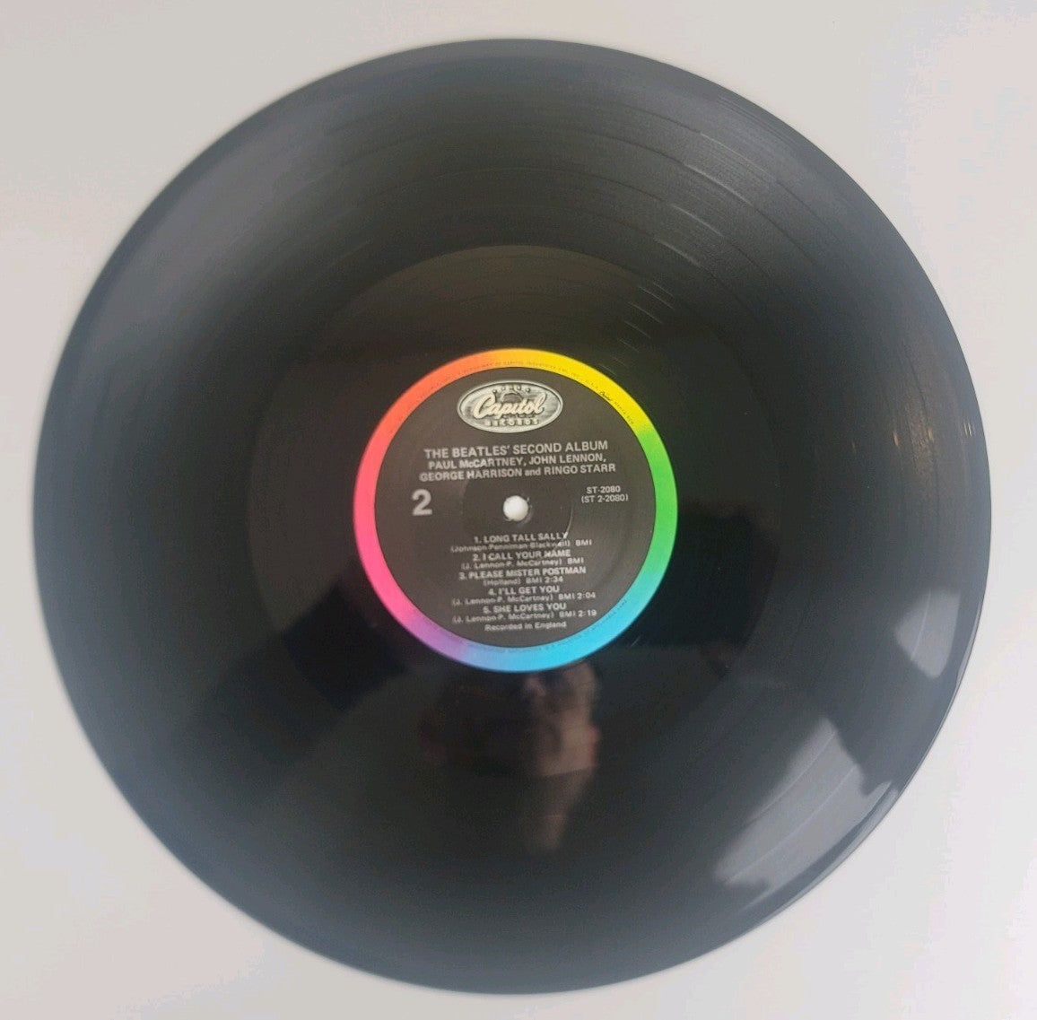 Beatles The Beatles' Second Album LP 80s Capitol Rainbow Specialty SRC NM/VG+