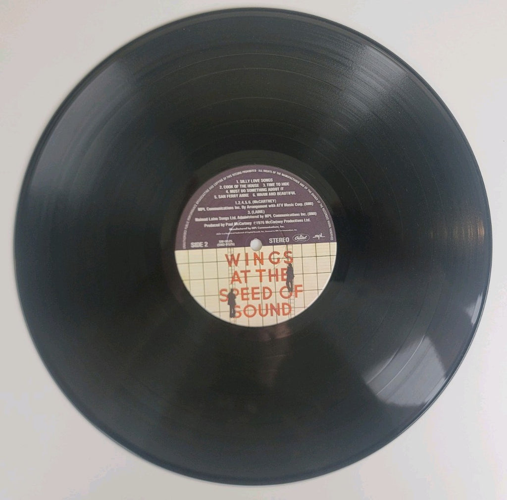 Wings – At The Speed Of Sound LP 1976 US 1st Press Winchester Wally Wly NM/VG+