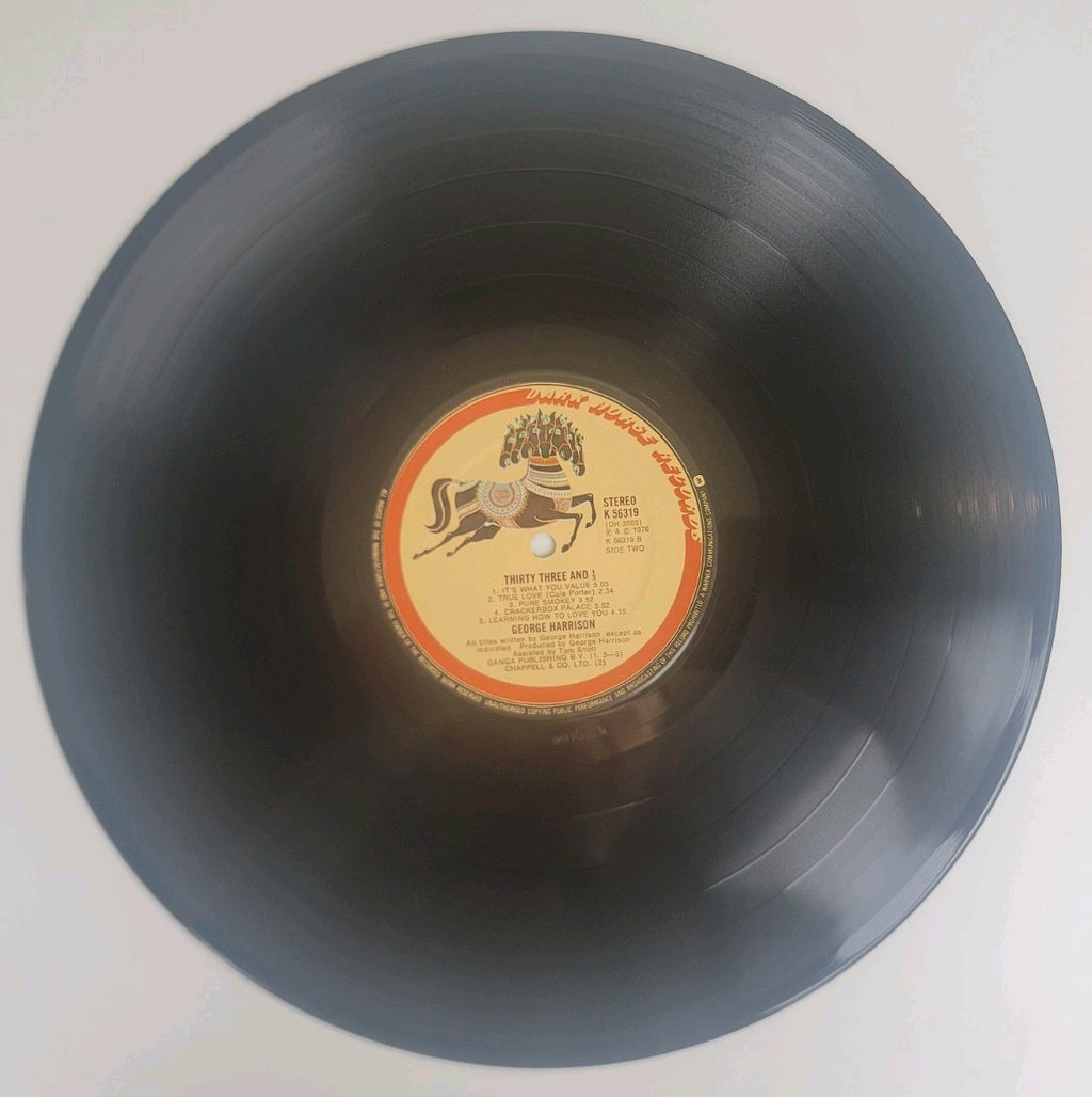 George Harrison – Thirty Three & ⅓ LP 1976 UK 1st Porky Prime Cut K56319 NM/NM