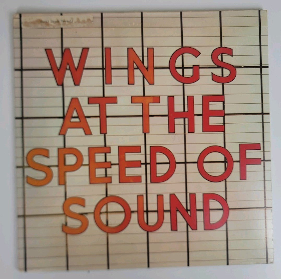 Wings – At The Speed Of Sound LP 1976 US 1st Press Winchester Wally Wly NM/VG+