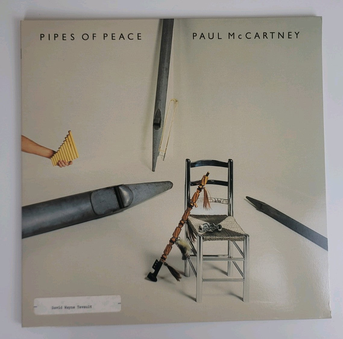 Paul McCartney – Pipes Of Peace LP 1983 US 1st Press Carrollton -1F Gatefold VG+
