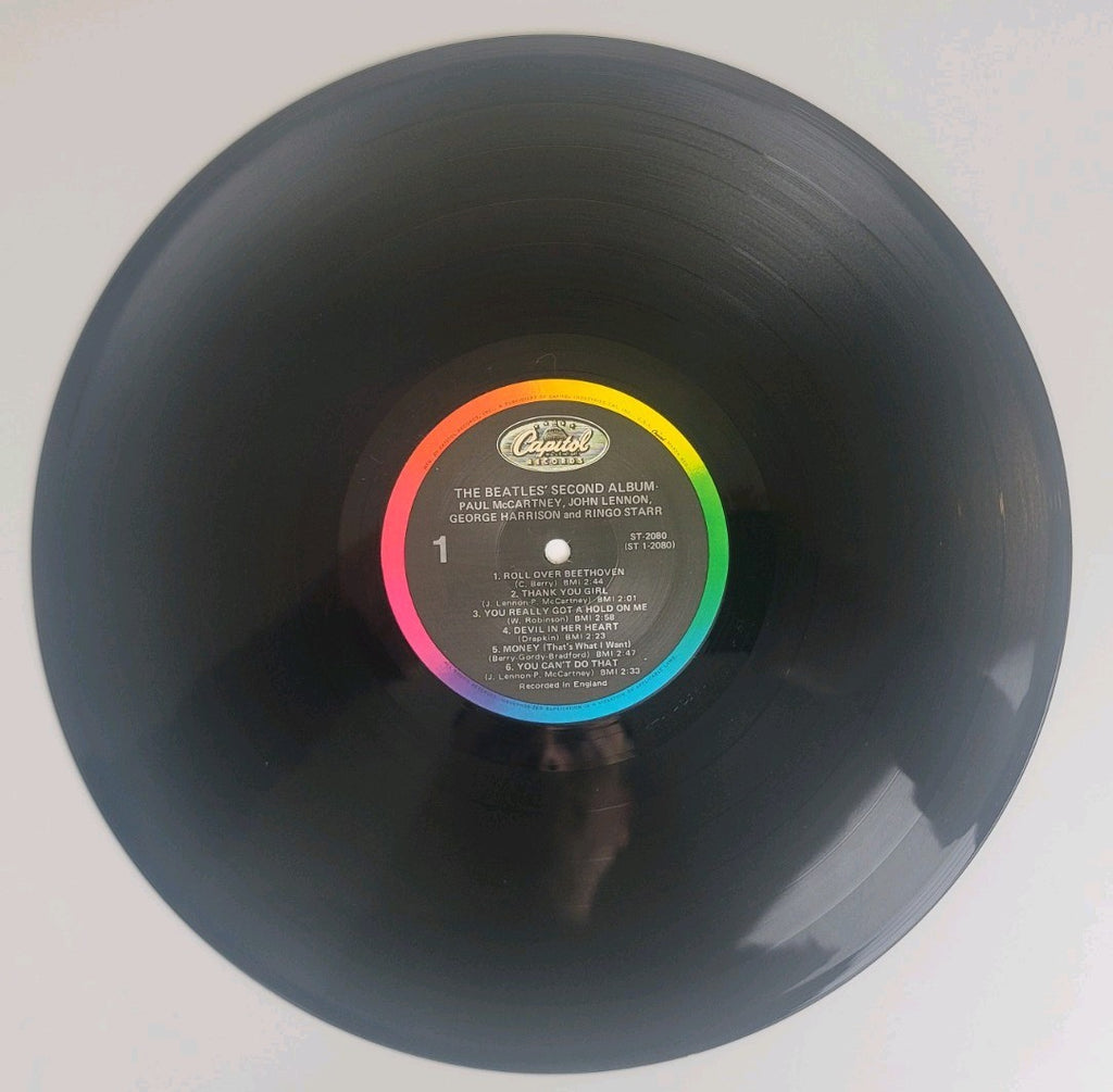 Beatles The Beatles' Second Album LP 80s Capitol Rainbow Specialty SRC NM/VG+