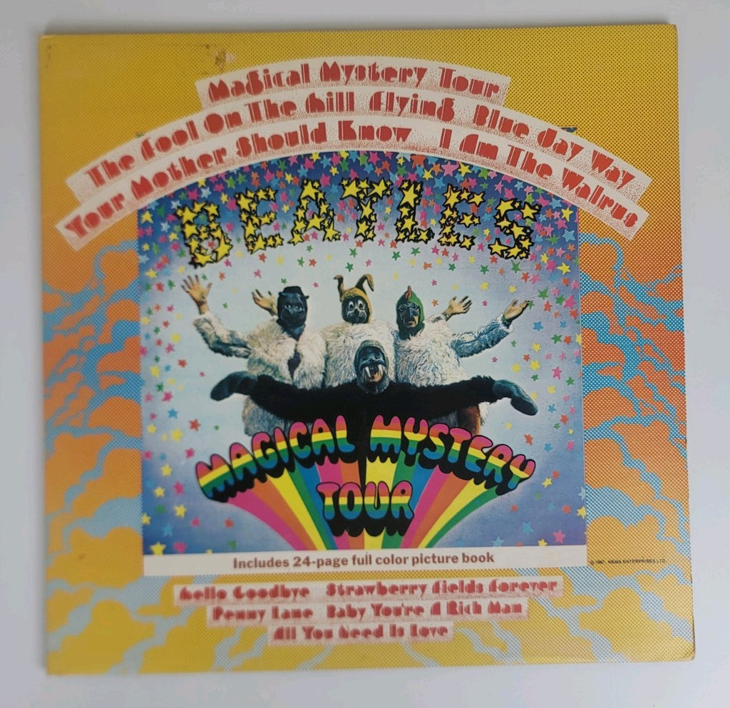 Beatles Magical Mystery Tour LP 1976 UK 1st Parlophone Harry Moss HTM NM/VG+