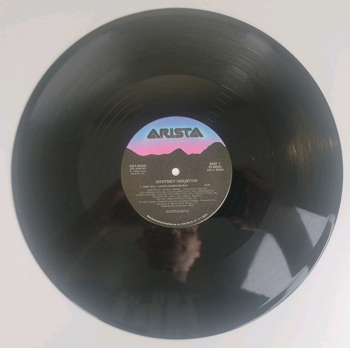 Whitney Houston – How Will I Know 12" Vinyl Single (1985 Arista Sterling NM/NM)