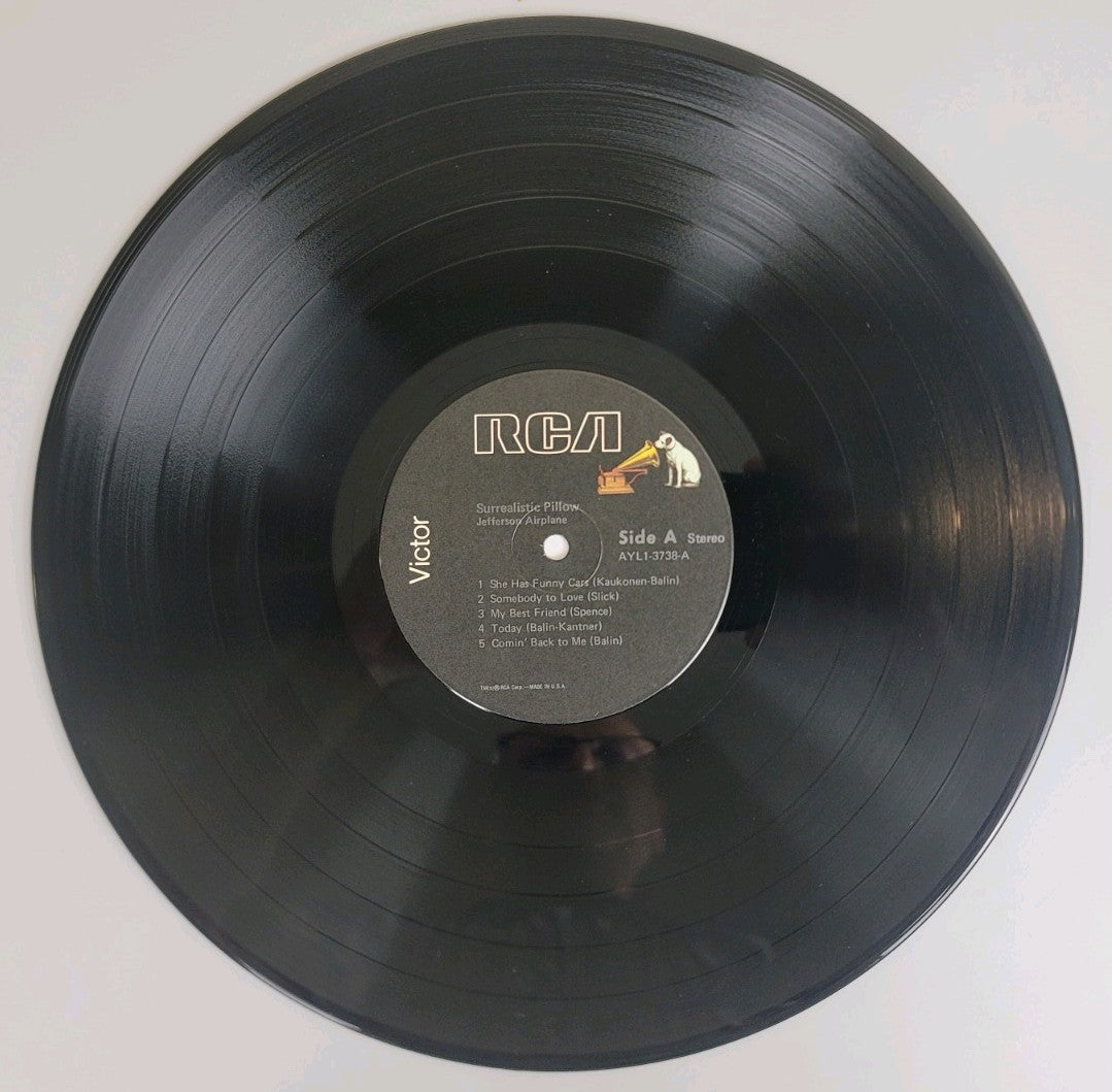 Jefferson Airplane Surrealistic Pillow LP 1980 RCA Indianapolis Hybrid NM/G+