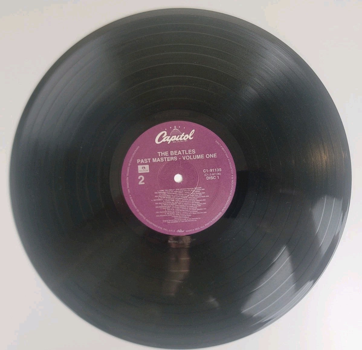 Beatles Past Masters Vol 1 & 2 2LP 1988 US Capitol Wally Traugott Specialty NM/NM