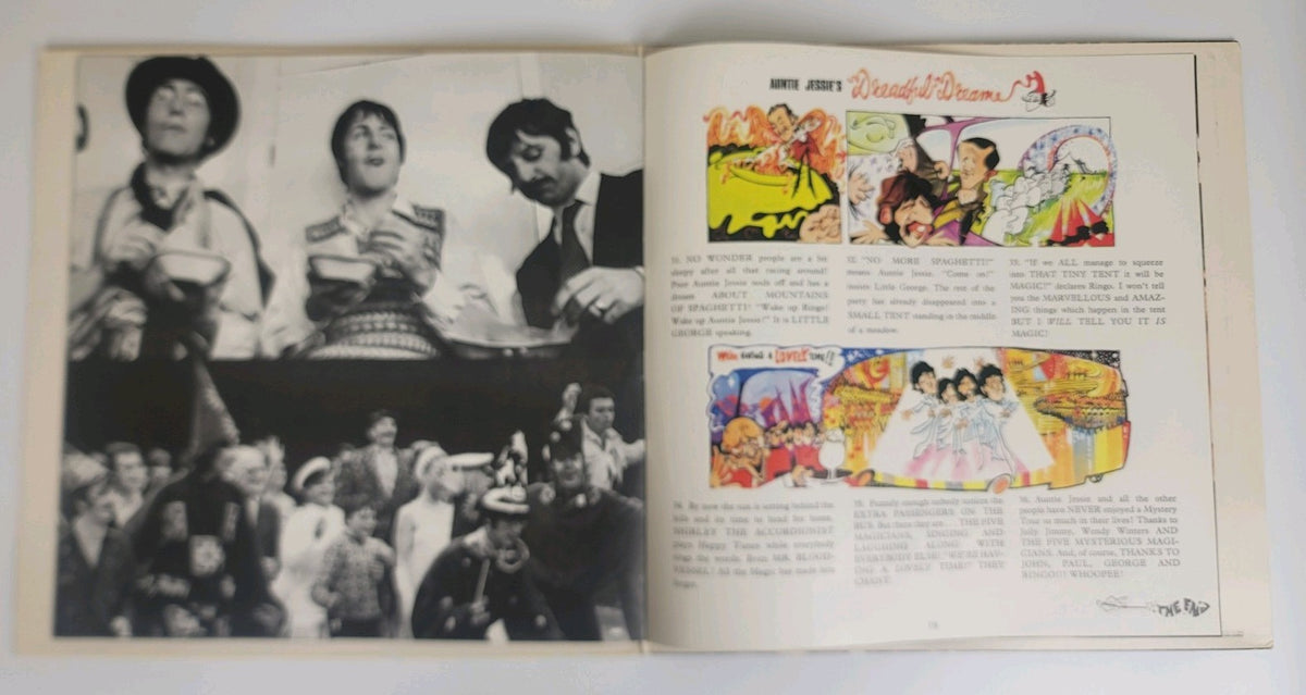 Beatles Magical Mystery Tour LP 1976 UK 1st Parlophone Harry Moss HTM NM/VG+