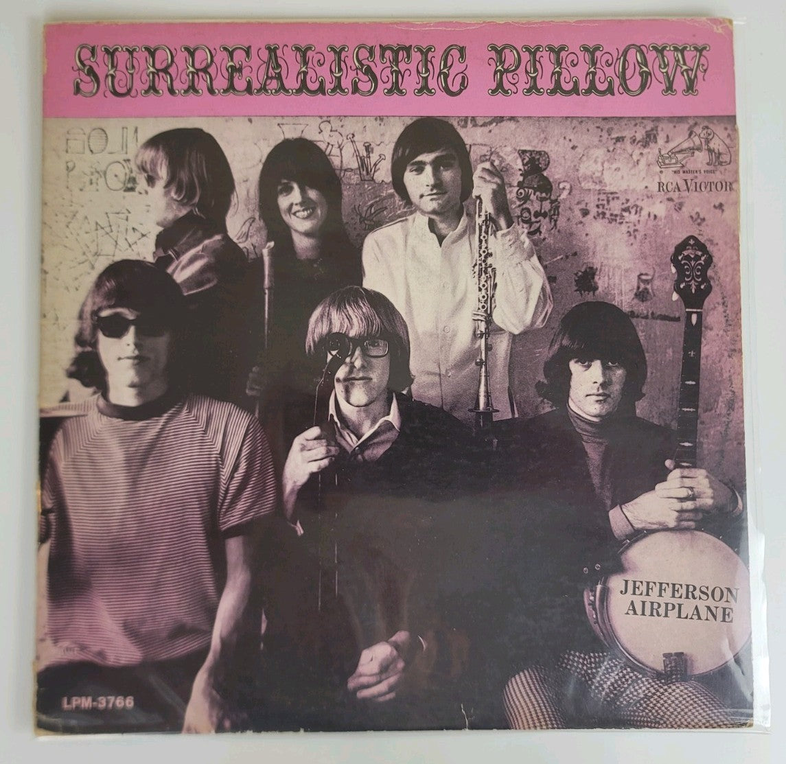 Jefferson Airplane Surrealistic Pillow LP 1980 RCA Indianapolis Hybrid NM/G+