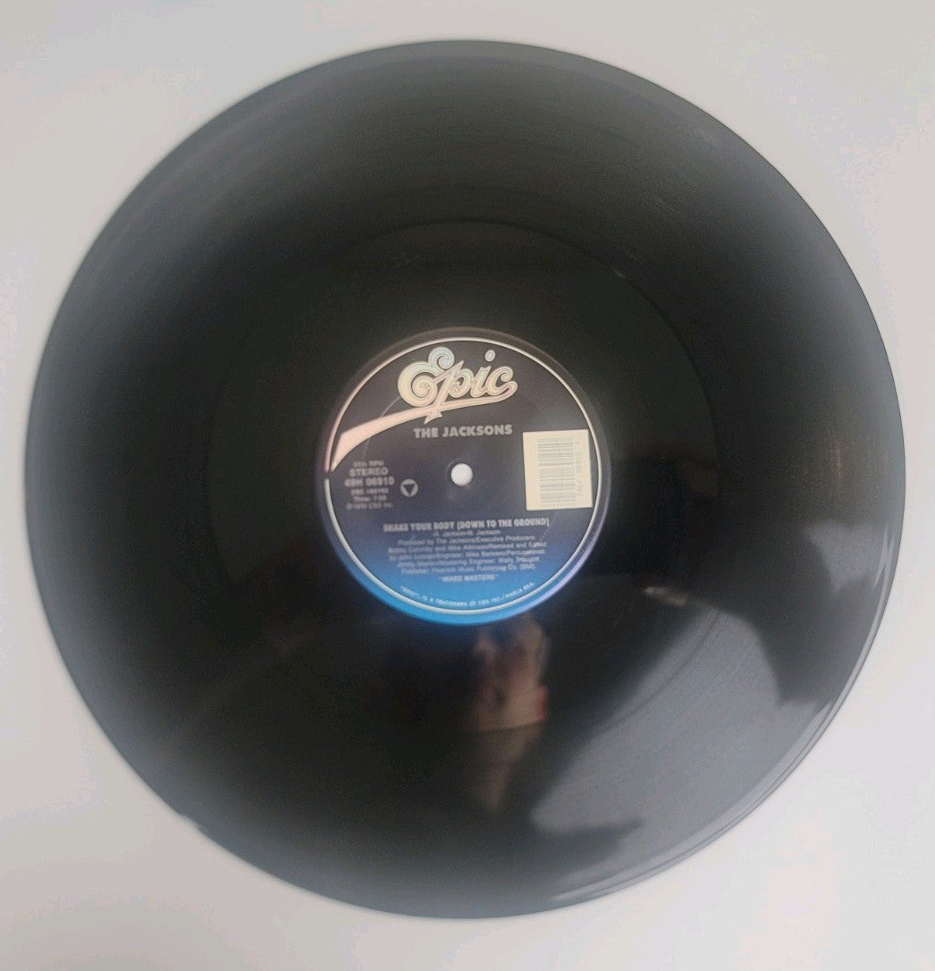 Jacksons Shake Your Body / Walk Right Now 12" 1987 Epic Mixed Masters Wally VG+/VG+