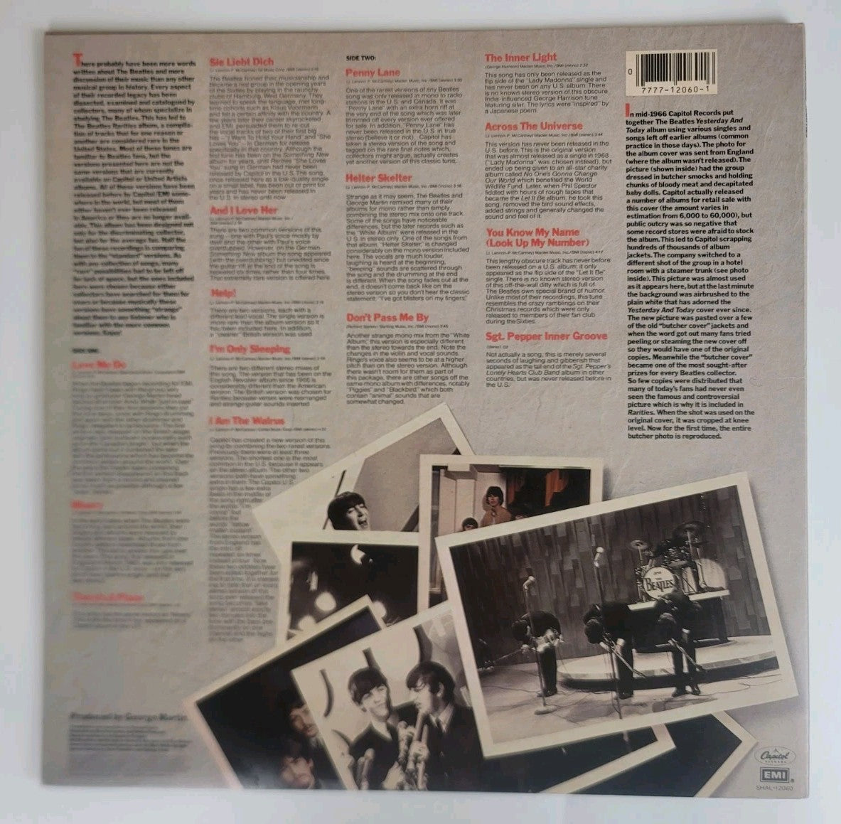 The Beatles – Rarities LP 1st Cover Butcher Shot 1980 Capitol Jacksonville NM/VG+
