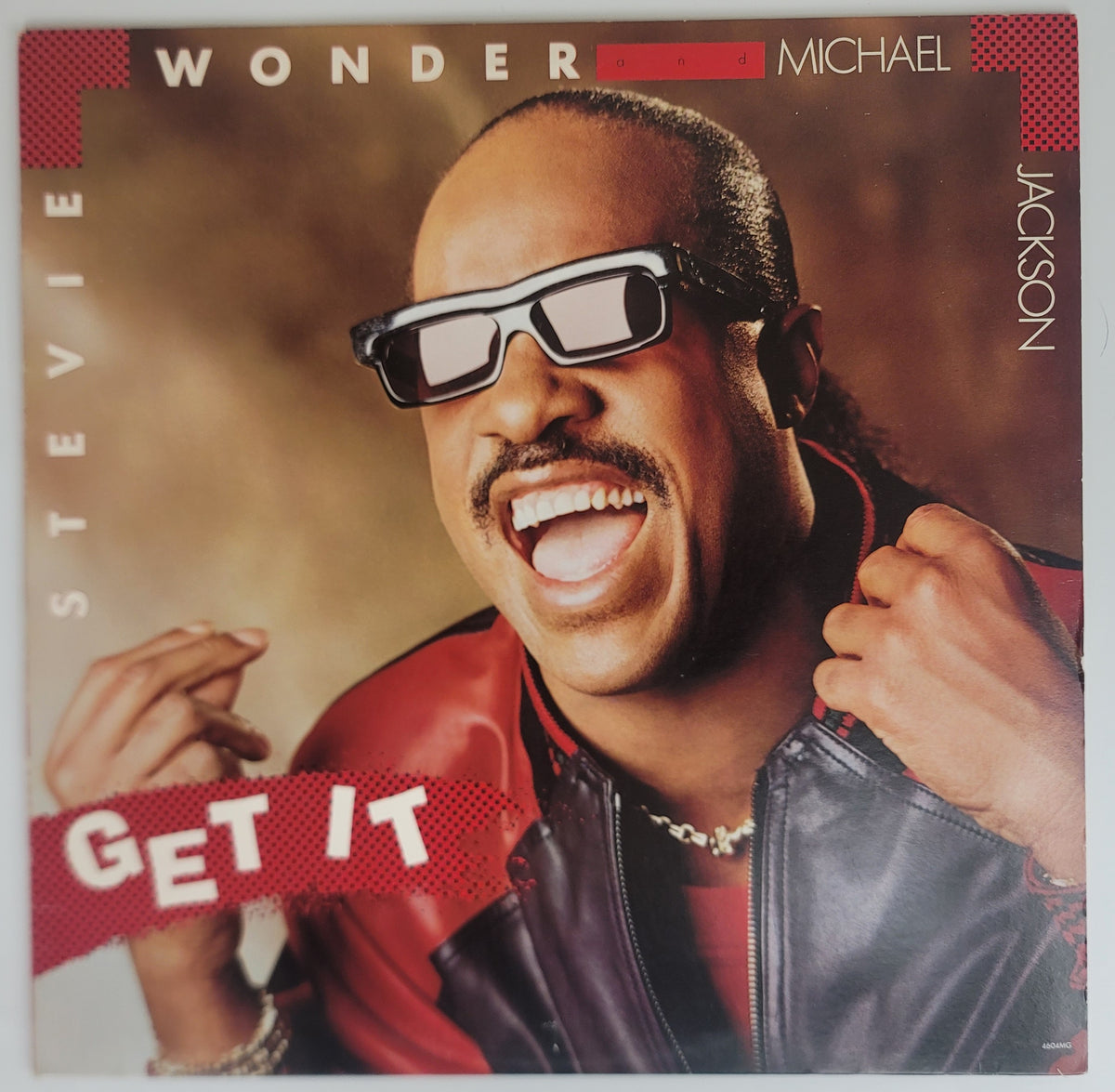 Stevie Wonder Michael Jackson Get It 12" Single 1988 Motown DMM Allied NM/VG+