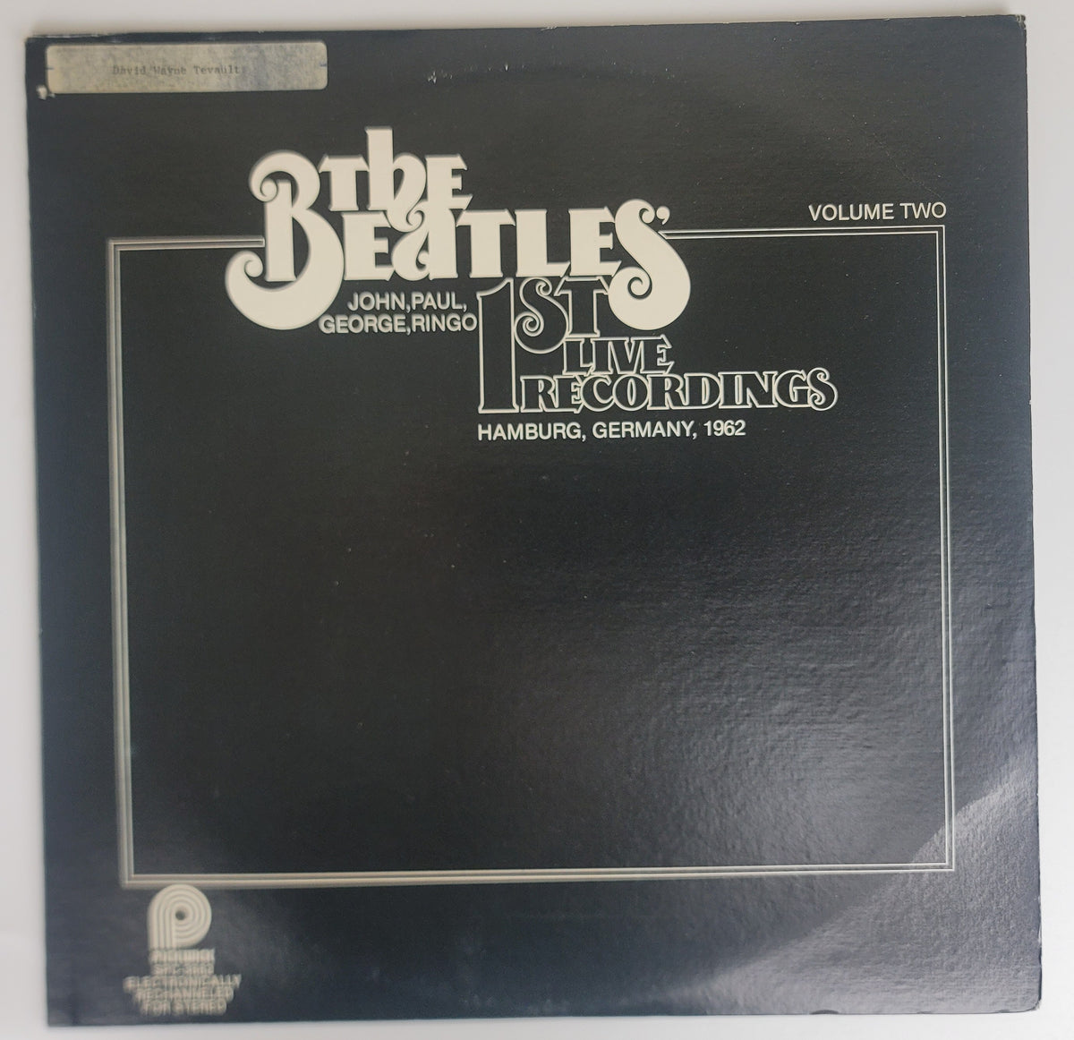 Beatles 1st Live Recordings Vol 2 LP 1979 Pickwick Keel Pressing Hamburg NM/VG