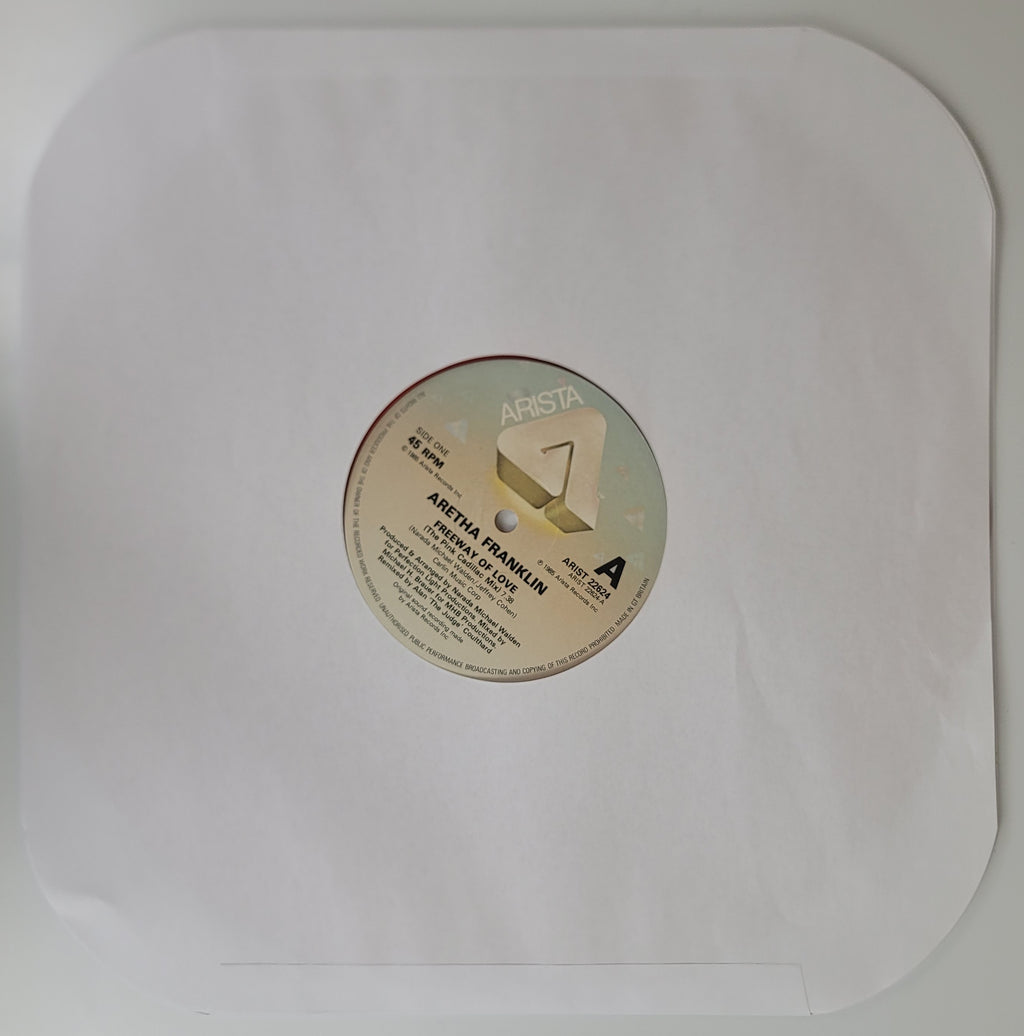 Aretha Franklin Freeway Of Love 12" Pink Vinyl 45 RPM 1986 UK Arista 22624 VG+