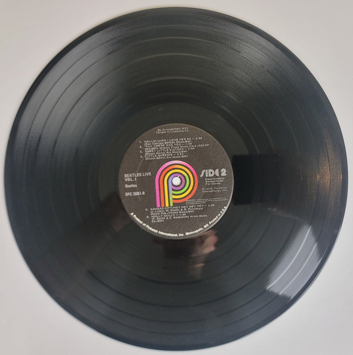 Beatles 1st Live Recordings Vol 1 LP Pickwick Hauppauge Star-Club Hamburg VG+/VG